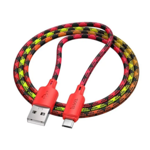 USB A auf Micro USB Kabel Hoco 2,4A 1 m Farbverlauf Rot