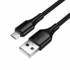 USB-A-auf-Micro-USB-Kabel Hoco X120 2,4A 1 m Schwarz