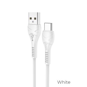 HOCO USB-Kabel Cool Power Typ C X37 1 m Weiß