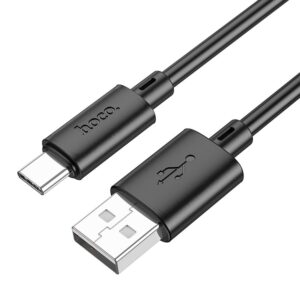 HOCO USB-A-zu-Typ-C 3A X88 Kabel 1 m Schwarz