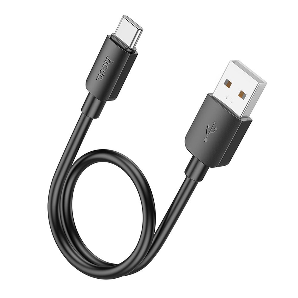 USB-A auf USB-C Kabel Hoco PD 2,4A 27W 0,25 m X96 schwarz