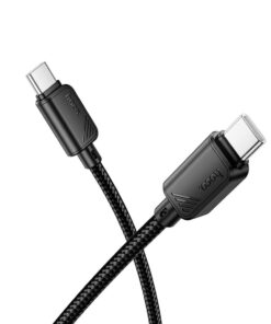 USB-C-auf-USB-C-Kabel Hoco 3A 60W 1 m X113 schwarz
