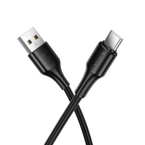 USB-Kabel A zu USB-C Hoco 3A 1 m X120 schwarz – Bild 2