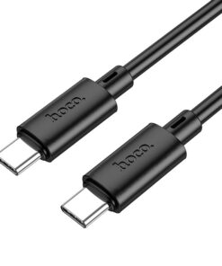 USB-C-auf-USB-C-Kabel Hoco 3A 60W, 2 m, Modell X88, Schwarz