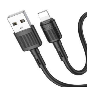 HOCO USB A zu Lightning 2.4A Kabel X83 1 m Schwarz