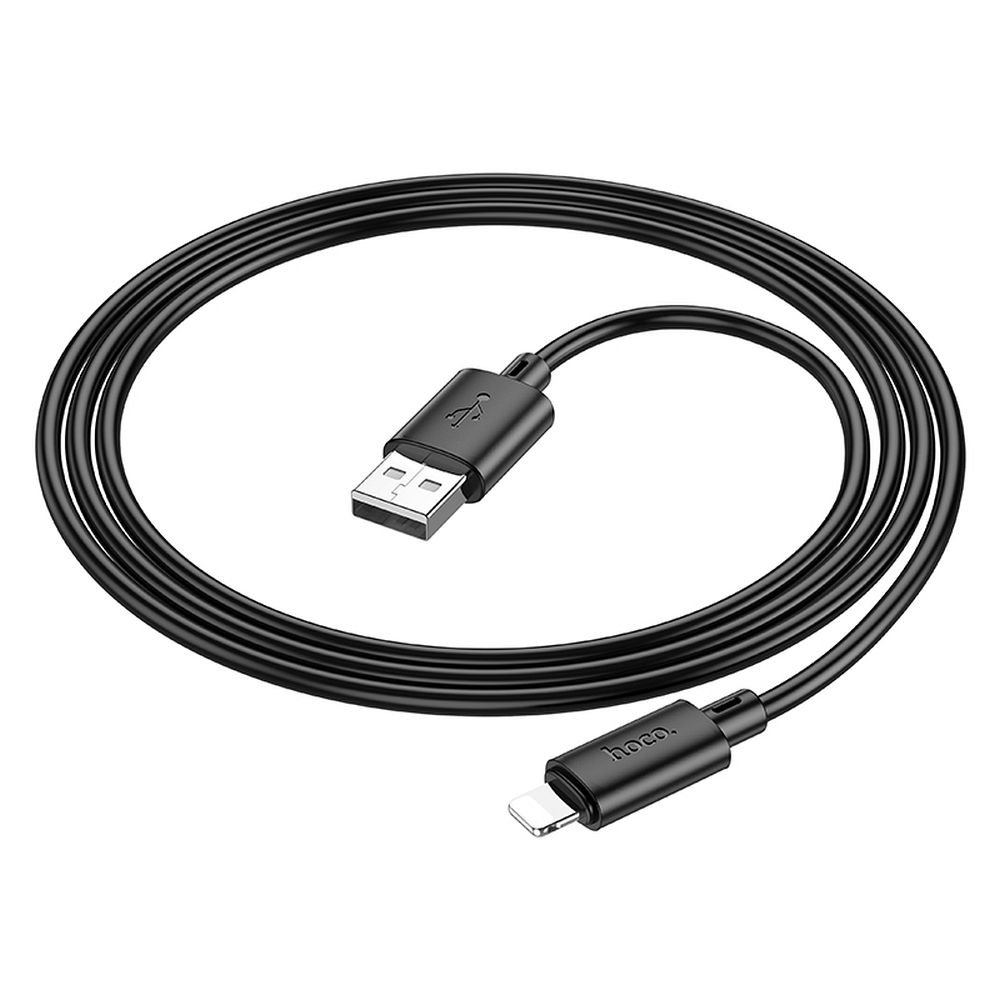 HOCO USB-A zu Lightning Kabel X88 2,4A, 1 m, schwarz – Bild 4