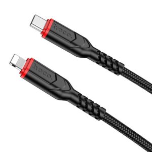 HOCO Kabel Typ C zu Lightning PD 3A 20W X59 1 m Schwarz