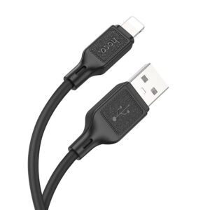 Hoco USB-A-auf-Lightning-Kabel 2,4A 1 m X90 Schwarz