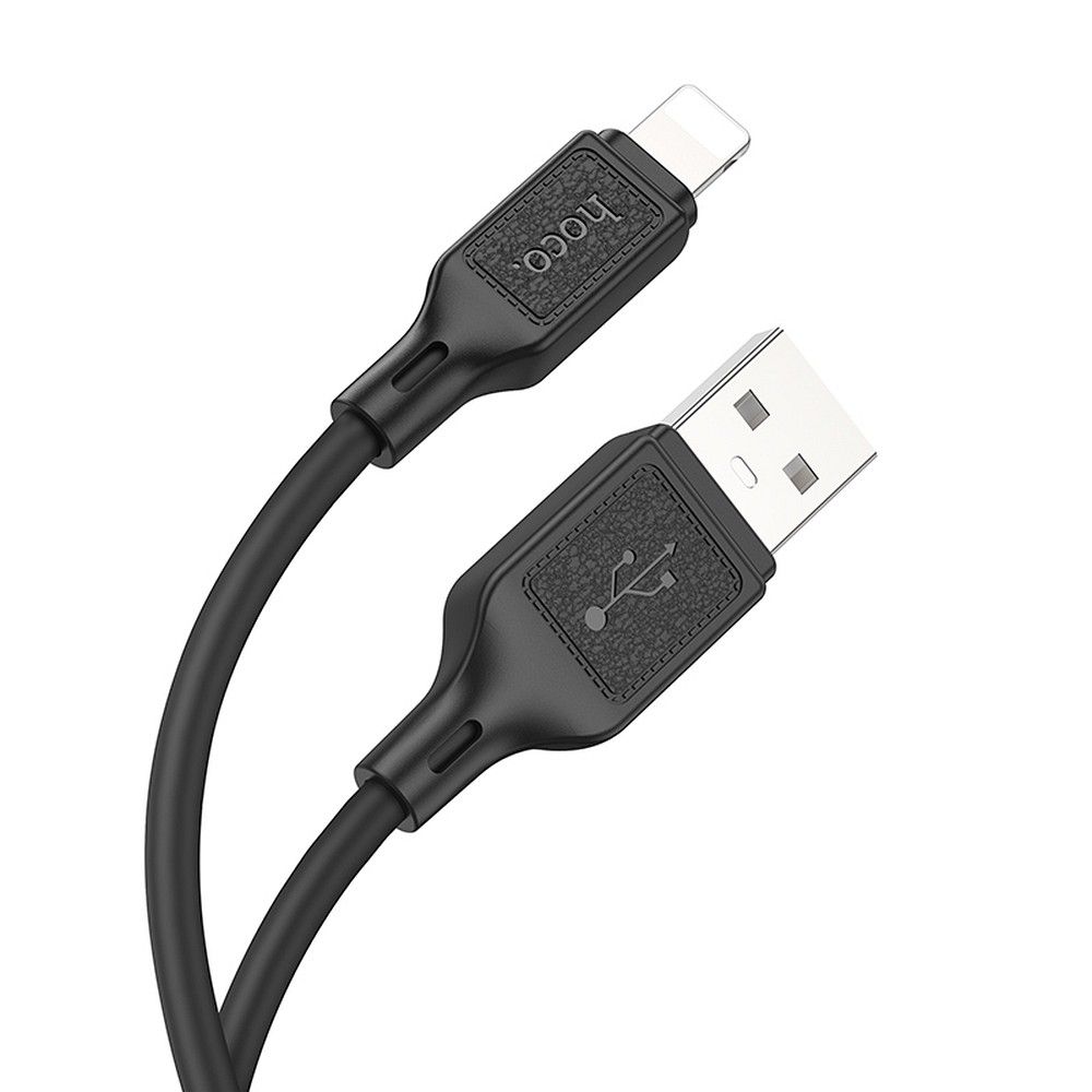 Hoco USB-A-auf-Lightning-Kabel 2,4A 1 m X90 Schwarz