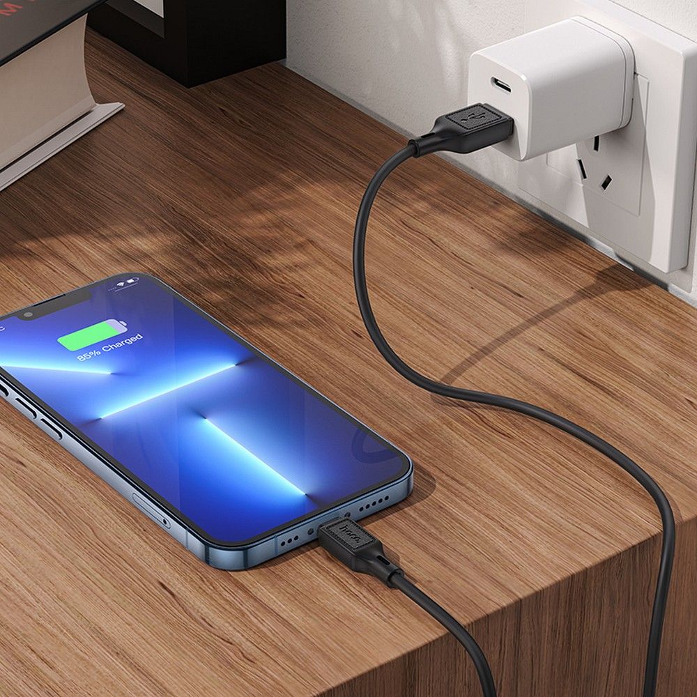 Hoco USB-A-auf-Lightning-Kabel 2,4A 1 m X90 Schwarz – Bild 5