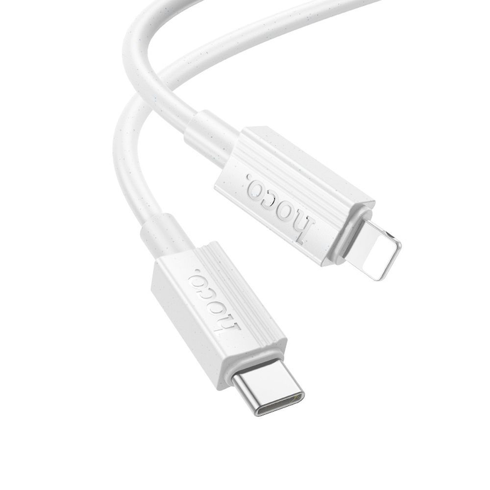Hoco USB-C auf Lightning Kabel PD 27W 1 m X107 Weiß – Bild 3