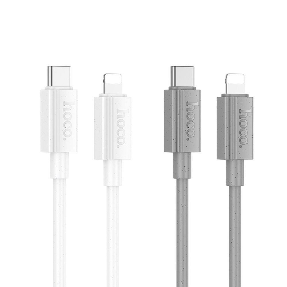 Hoco USB-C auf Lightning Kabel PD 27W 1 m X107 Weiß – Bild 6