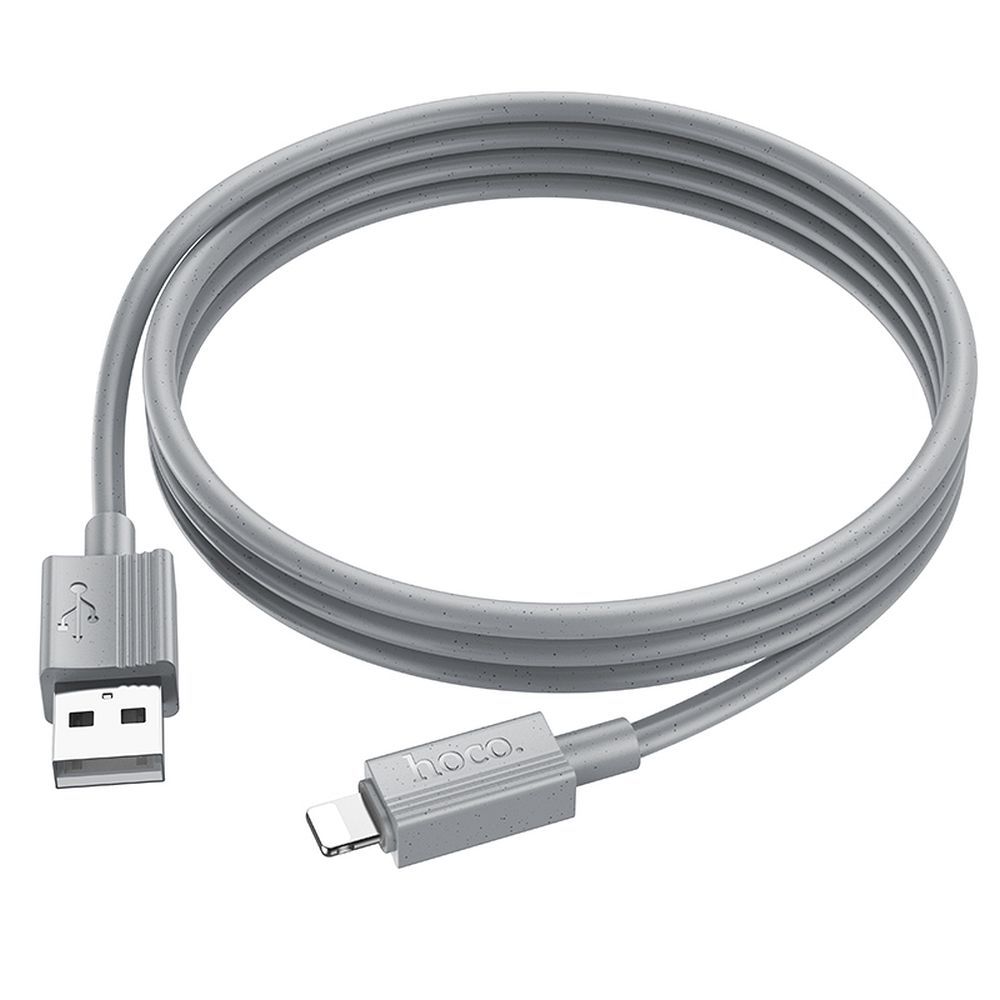 Hoco USB-A-zu-Lightning-Kabel X107 2,4A 1 m Grau – Bild 4