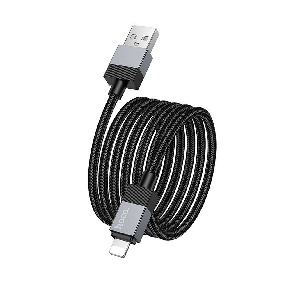 Hoco USB-A-auf-Lightning-Kabel 2,4A 1 m X110 schwarz – Bild 4