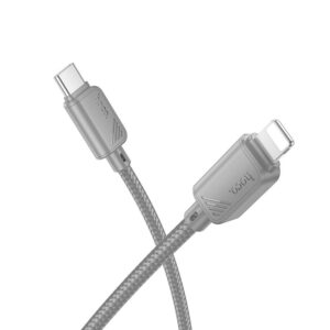 Hoco USB-C auf Lightning Kabel PD 27W 1 m X113 Grau