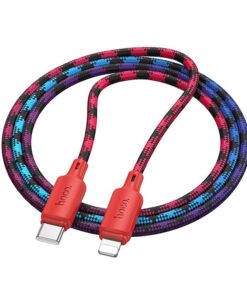 USB-C-auf-Lightning-Kabel Hoco PD 27W, 1 m, X116, Farbverlauf Rot