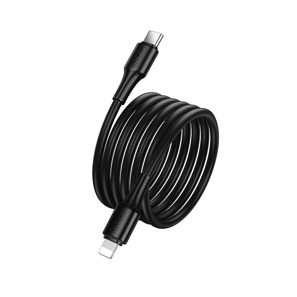 USB-C-auf-Lightning-Kabel Hoco PD 27W 1 m X120 Schwarz – Bild 4