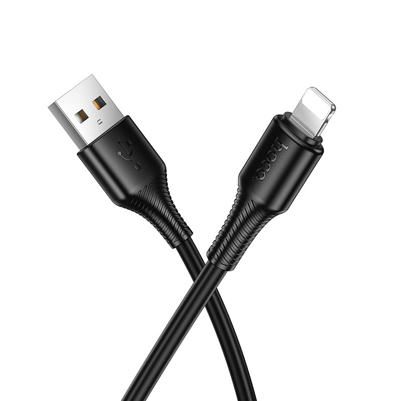 Hoco USB-A auf Lightning Kabel 2,4A 1 m X120 schwarz