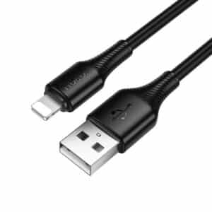 Hoco USB-A auf Lightning Kabel 2,4A 1 m X120 schwarz – Bild 2