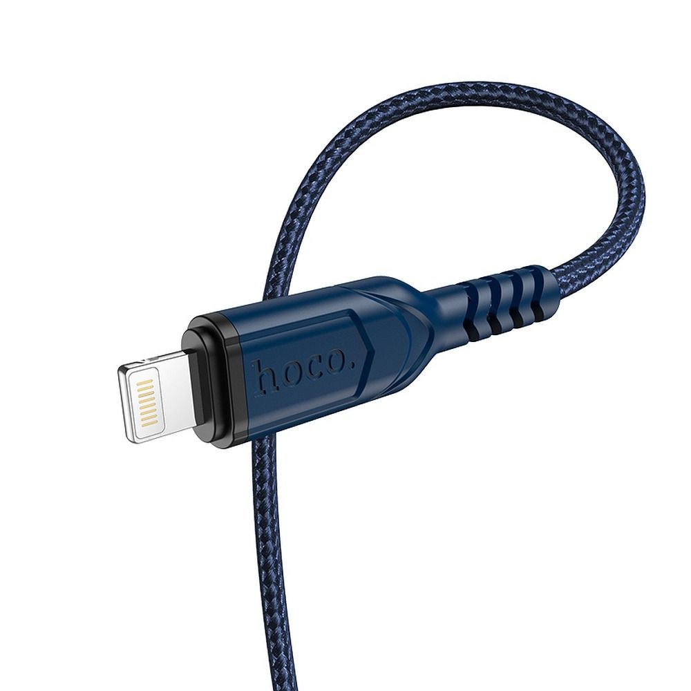 HOCO USB-Kabel für iPhone Lightning 8-Pin 2,4A VICTORY X59, 1 Meter, Blau – Bild 3