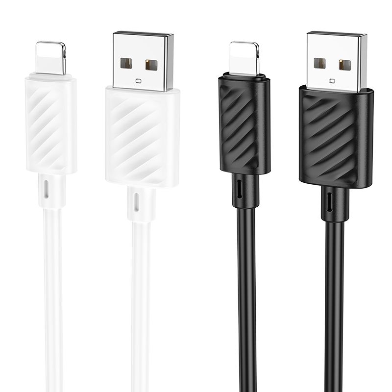 USB A auf Lightning Kabel Hoco 2,4A 2 m X88 schwarz – Bild 5