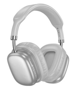 HOCO W52 Bluetooth Kopfhörer mit Kabel, Silber