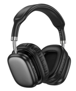 HOCO W52 Bluetooth-Kopfhörer mit Kabel, Schwarz