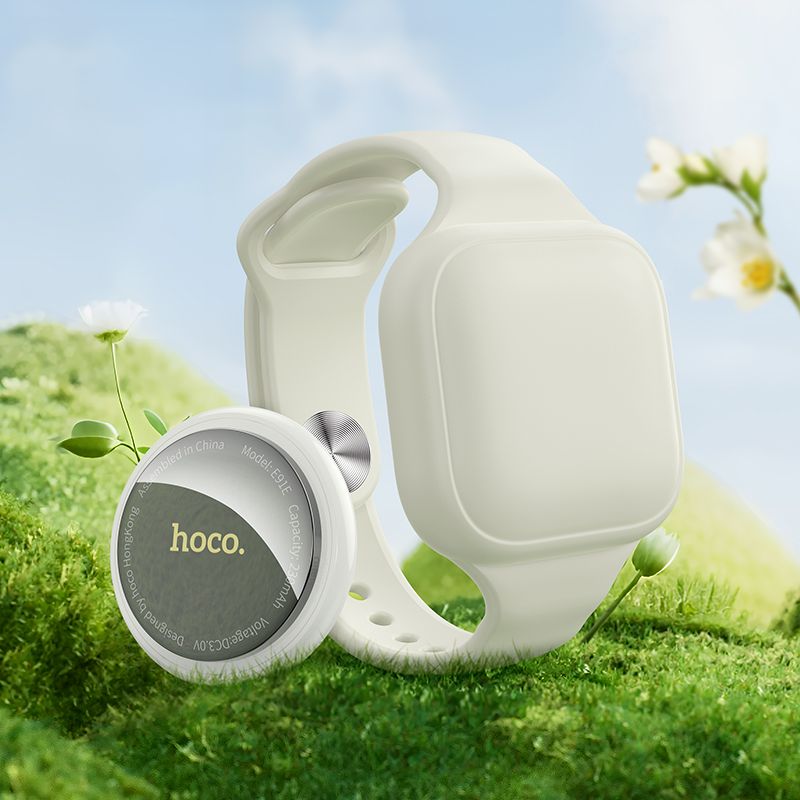 Hoco E91E Ortungsgerät kompatibel mit Apple Find My, Armbandtyp, grau – Bild 5