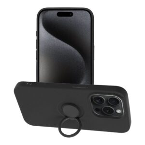 SILIKONRING für iPhone 15 Pro schwarz