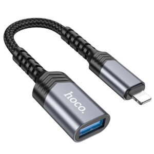 Adapter Lightning auf USB A Hoco UA24 schwarz