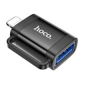 HOCO OTG Lightning (Stecker) auf USB-A (Buchse) Adapter UA31A schwarz