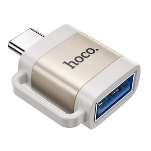 Adapter OTG USB C zu USB A Hoco 3A UA31C grau