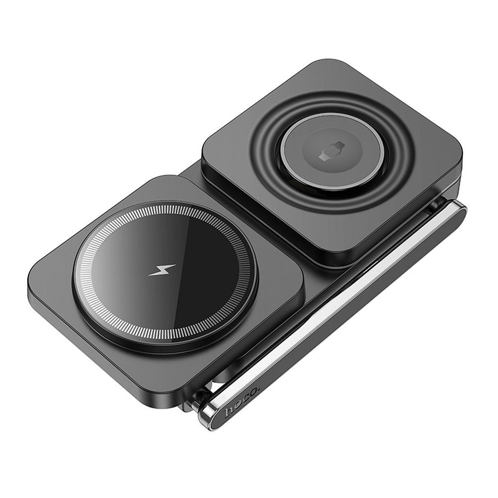 HOCO 3-in-1 induktives Ladegerät kompatibel mit MagSafe 15W CQ10 schwarz – Bild 4