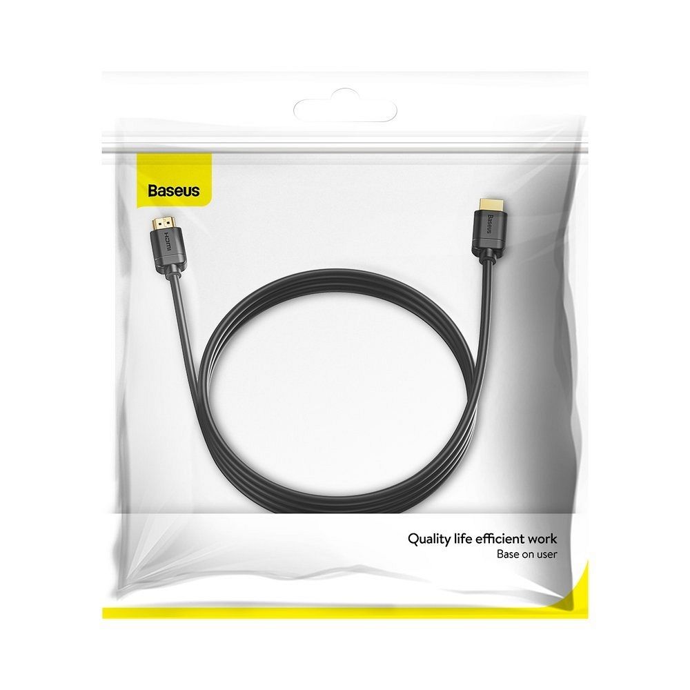 BASEUS HDMI-Kabel zu HDMI 4K 60Hz 2.0 High Definition CAKGQ-C01 3m schwarz – Bild 8