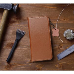 SMART PRO Leder-Book für XIAOMI Redmi NOTE 13 PRO 4G / POCO M6 Pro 4G Braun – Bild 9