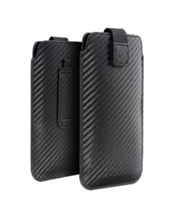 Universal-Handyhülle POCKET Carbon – Modell 06 – für NOKIA C5 / E51 / E52 / 515 SAMSUNG S5610