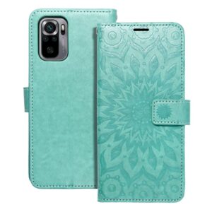 MEZZO Book Case für XIAOMI Mi 11 Lite 5G / Mi 11 Lite LTE (4G) / Mi 11 Lite NE Mandala Grün