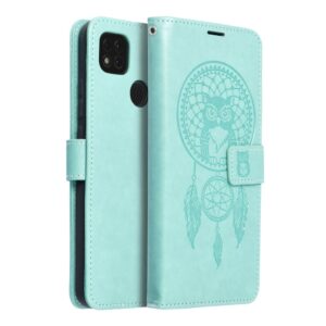MEZZO Book Holster für XIAOMI Redmi 9C / 9C NFC Traumfänger Grün – Bild 3