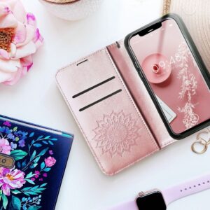 MEZZO Book Case für SAMSUNG S20 FE / S20 FE 5G Mandala Gold Rosa – Bild 7
