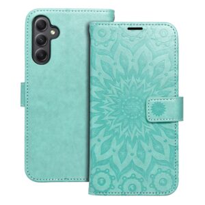 MEZZO Book Case für SAMSUNG A34 5G Mandala Grün