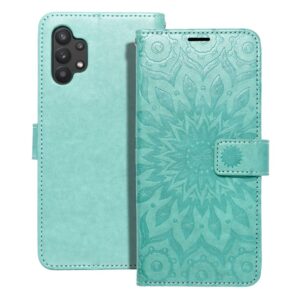 MEZZO Buchhülle für SAMSUNG A32 LTE (4G) Mandala Grün