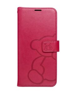 MEZZO Buchholster für SAMSUNG S26 Edge Teddy Bär Magenta