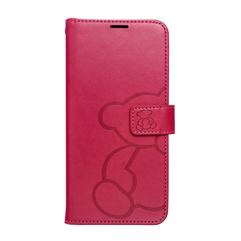 MEZZO Buchholster für SAMSUNG S26 Edge Teddy Bär Magenta