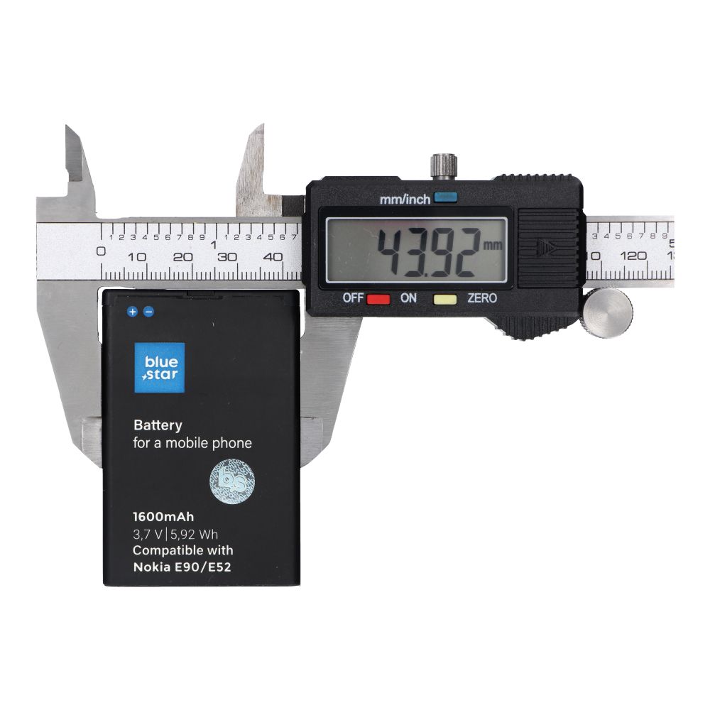 Akku für Nokia E52/E71/N97/E61i/E63/E90/6650 FLIP 1600 mAh Li-Ion (BS) PREMIUM – Bild 5