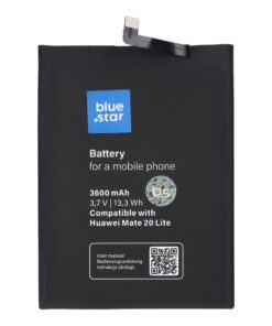 Akku für Huawei Mate 20 Lite / P10 Plus / Honor View 10, 3600 mAh, Li-Ion, Blue Star Premium