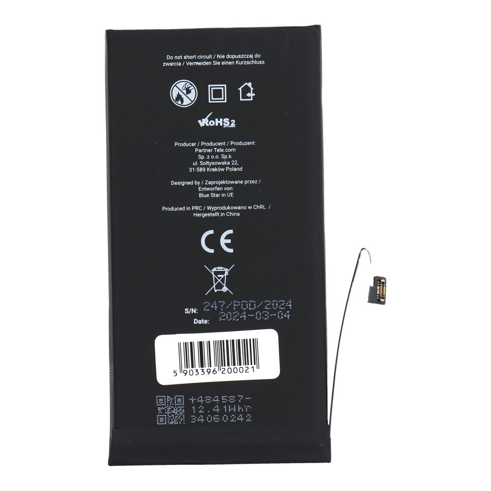 Akku für iPhone 13 3227 mAh Blue Star HQ – Bild 5