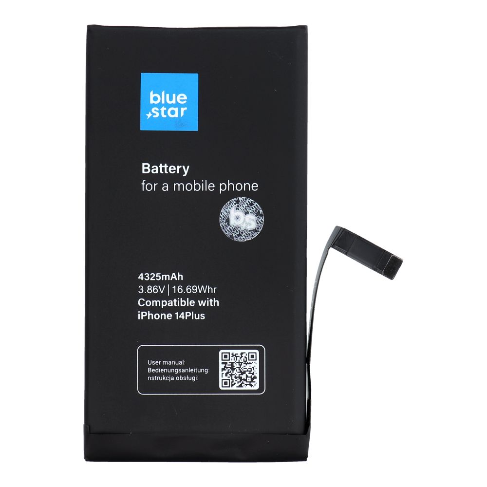 Akku für iPhone 14 Plus 4325 mAh Blue Star HQ
