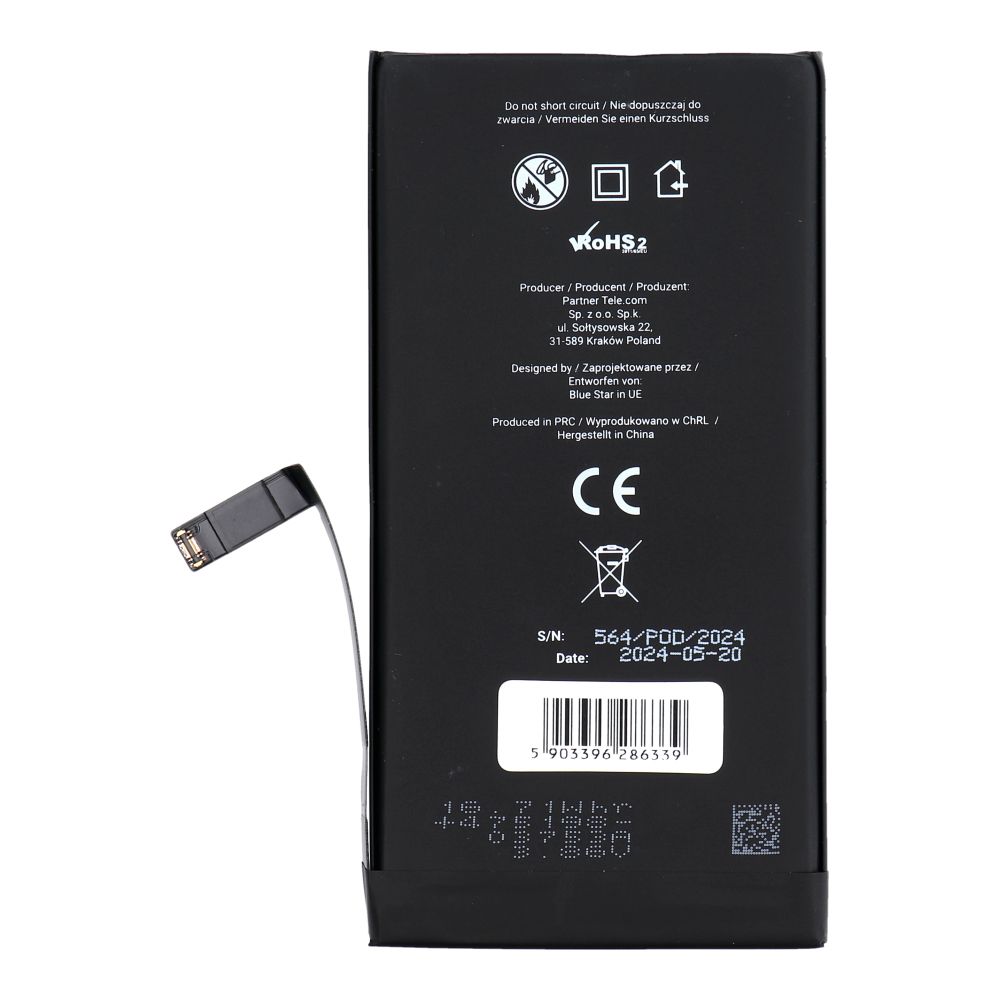 Akku für iPhone 14 Plus 4325 mAh Blue Star HQ – Bild 3