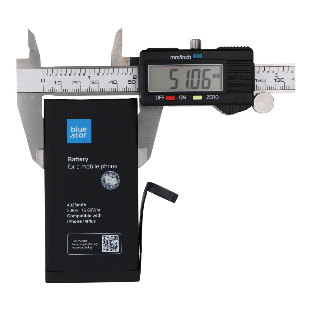 Akku für iPhone 14 Plus 4325 mAh Blue Star HQ – Bild 4