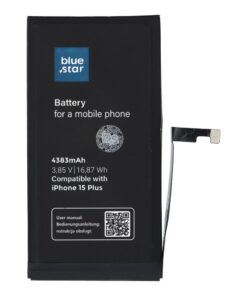 Akku für iPhone 15 PLUS 4383 mAh Blue Star HQ